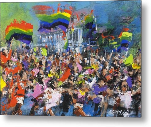 Pride And Diversity Parade - Metal Print