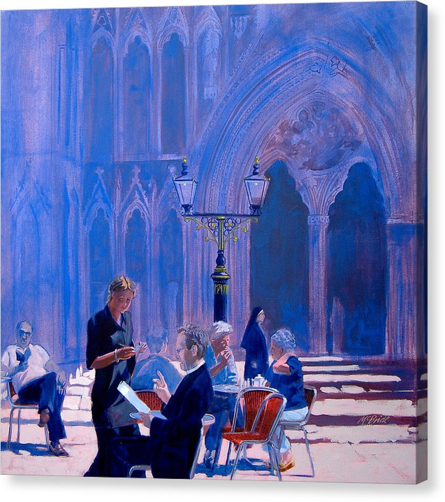 Tea at York Minster fine art print on canvas. © Neil McBride 2019