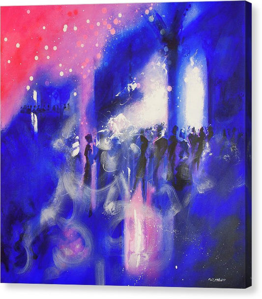 Party scene art on canvas prints © Neil McBride 2019